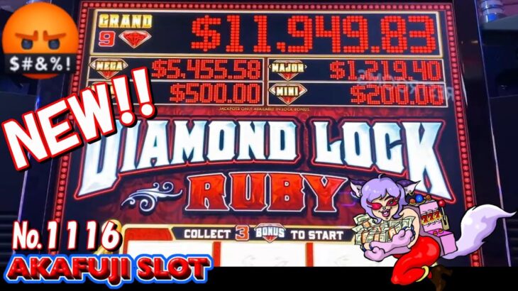 NEW Slot – Diamond Lock Ruby Slot🤔🎰 Quick Hit Spin & Win Slot😍@YAAMAVA’ Casino 赤富士スロット