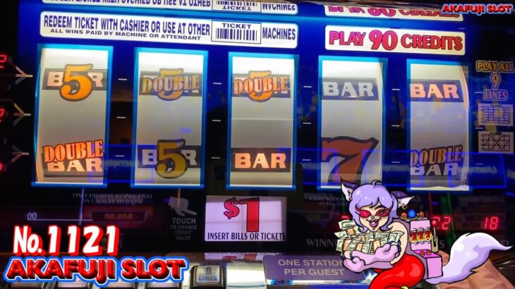 Beautiful😍 Double Gold Slot Machine 9 Lines✨👑@Pechanga Casino 赤富士スロット