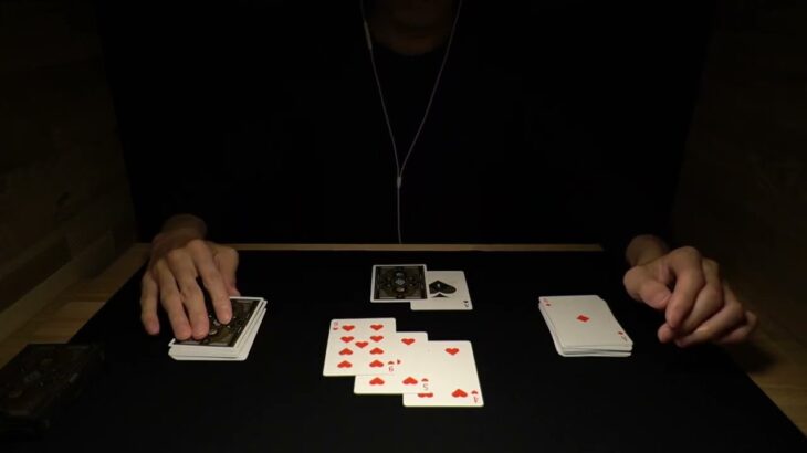 ASMR ブラックジャックをする音 / Playing Cards / Blackjack