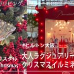 ヒルトン大阪のクリスマスイルミネーションBaccarat Chrismas バカラ クリスマス【CinematicVlog】