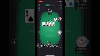 【ポーカーreplay】$10,458pot kk146357 vs kittychan