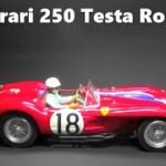 プラモデル ハセガワ製1/24 Ferrari 250 Testa Rossa をスロットカーに製作 。Hasegawa Plastic Model Kit  Ferrari250 SLOT CAR
