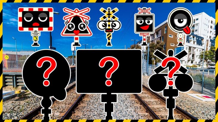 【 踏切アニメ 】 踏切スロットパズル SDカンちゃん CUTE Puzzle railroad crossing ふみきり